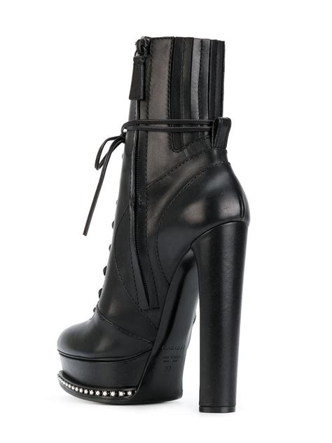 Lyst Casadei City Rock Platform Ankle Boots In Black