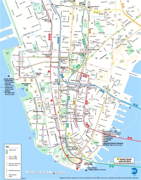 31 Map Mid Town Manhattan Maps Database Source