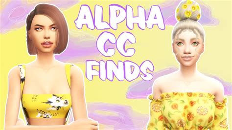 Sims 4 Alpha Custom Content Haul 😍 Links Youtube