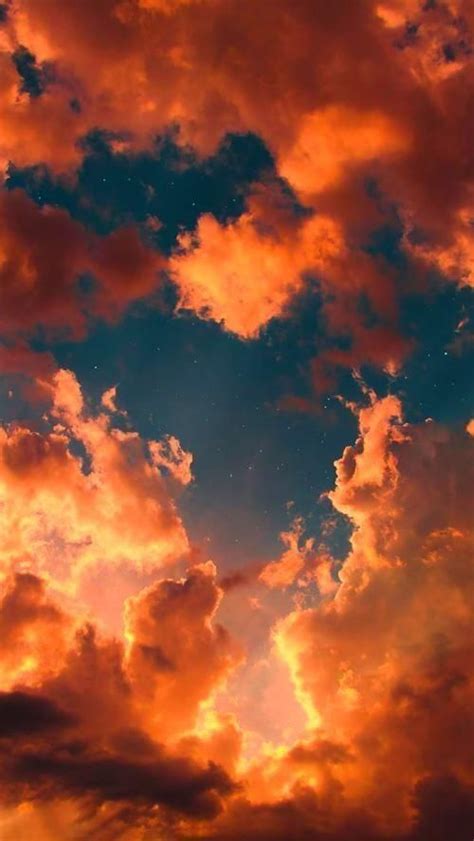 Pin By Siddhie On Wallpapers Orange Aesthetic Iphone Wallpaper Sky
