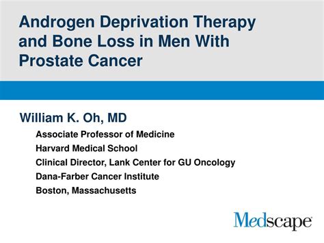 Ppt Androgen Deprivation Therapy And Bone Loss In Men With Prostate