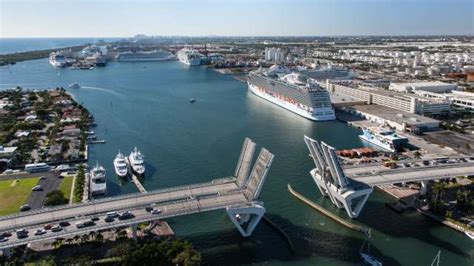 port everglades fort lauderdale cruise ship ports