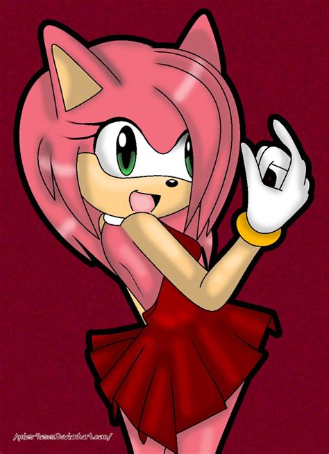 Amy Rose Protect A Rose Photo 35572138 Fanpop