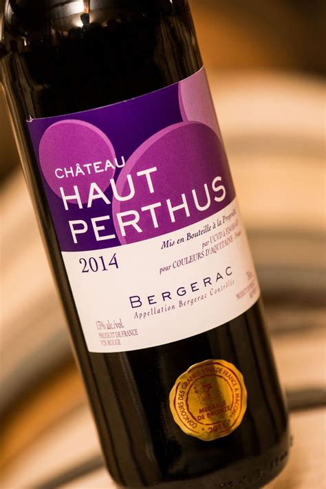 Visual For Our Label Wine Haut Perthus Aoc Bergerac Étiquette De Vin