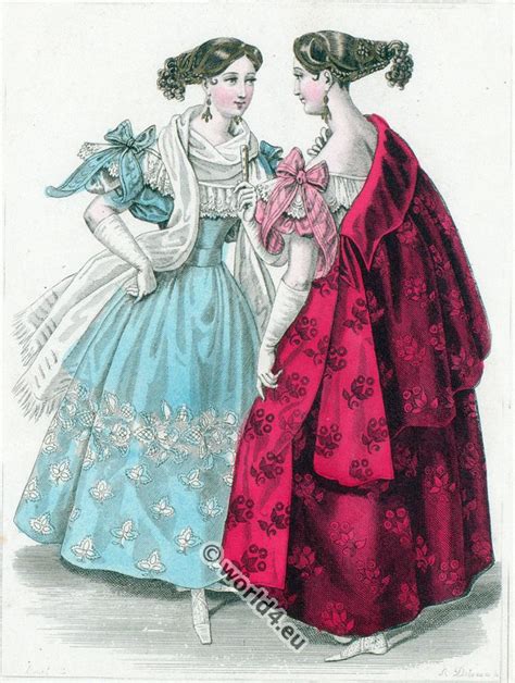 Romantic Fashion In The Reign Of Philippe 1830 To 1848 World4costumes