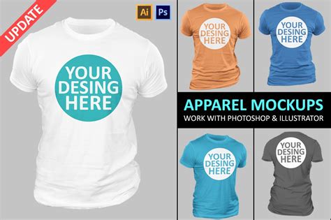 Download Apparel Mock-Ups Vol-7 | Creative Illustrator Templates ...