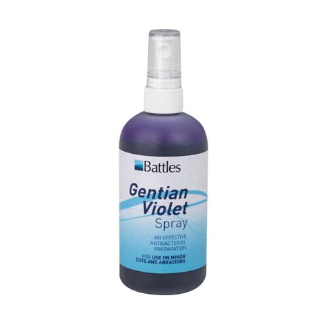 Battles Gentian Violet Spray Eileen Douglas Tack Shops Ltd