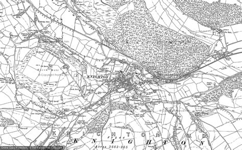 Old Maps Of Knighton Powys Francis Frith