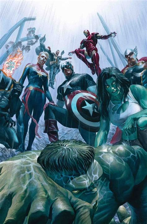 The Avengers By Alex Ross Marvel Comics Wallpaper Marvel Marvel