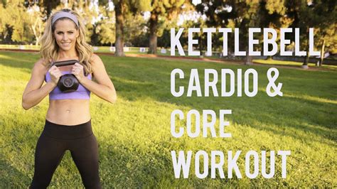 Minute Kettlebell Cardio Core Workout Blast Fat And Sculpt Abs Youtube
