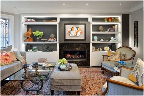Shiplap is commonly used for accent walls and ceilings, but have you ever thought about using shiplap around your fireplace? Black Accent Table, Gray Living Room Accent Wall Fireplace ...