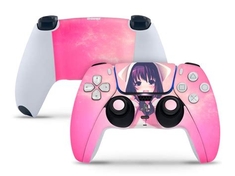 Anime Girl Ps5 Console And Controller Skin Cute Pastel Pink Etsy Canada