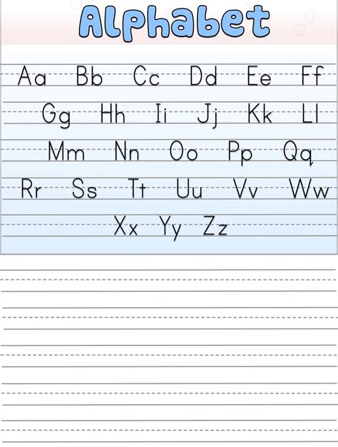 Abc Writing Worksheets To Print Learning Printable
