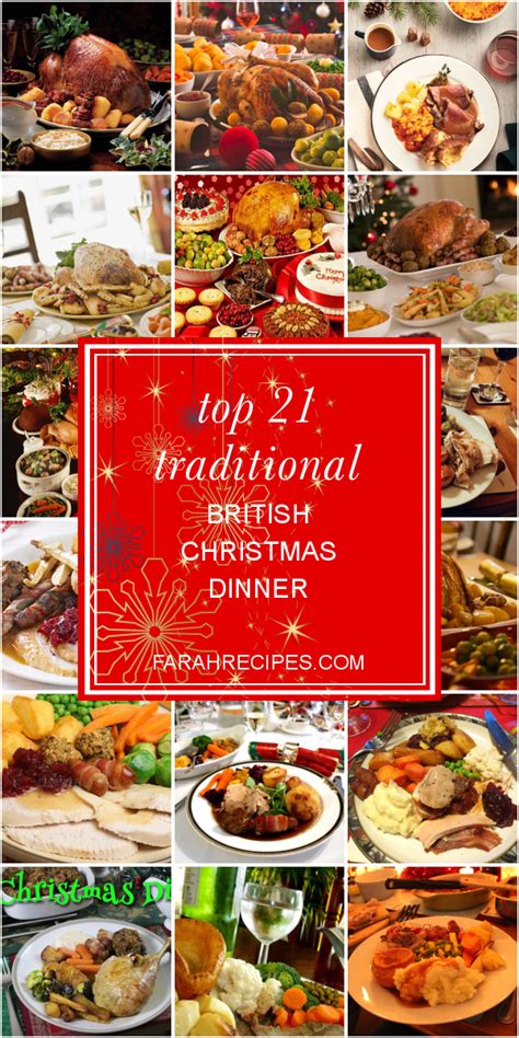 A christmas turkey plus trimmings. Top 21 Traditional British Christmas Dinner - Most Popular Ideas of All Time