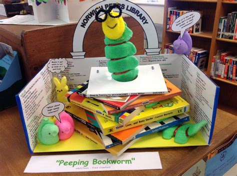 Fabulous Peeps Diorama At The Norwich Public Library Book Worms