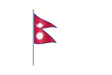 Flag Of Nepal Artistic Png Graphics