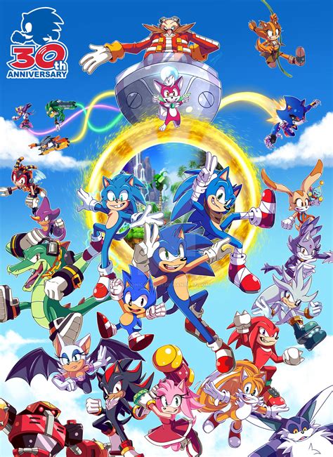 Sonic 30th Anniversary By Sonicwind 01 On Deviantart