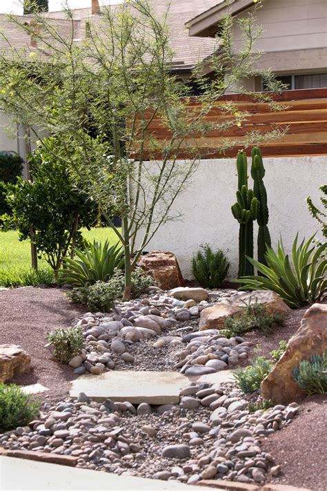 Dry Creek Bed Or Dry Stream Bed Design Idea By Singing Gardens