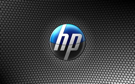 Hd Wallpaper Blue Hp Logo Hp Logo Wallpaper Flare