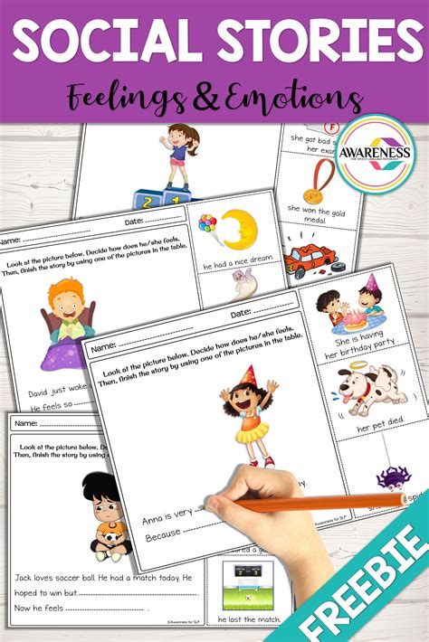 Free Social Stories To Discuss Feelings And Emotions These Printables