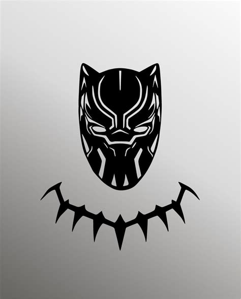 Black Panther Svg Wakanda Svg Marvel Black Panther Svg Etsy Black