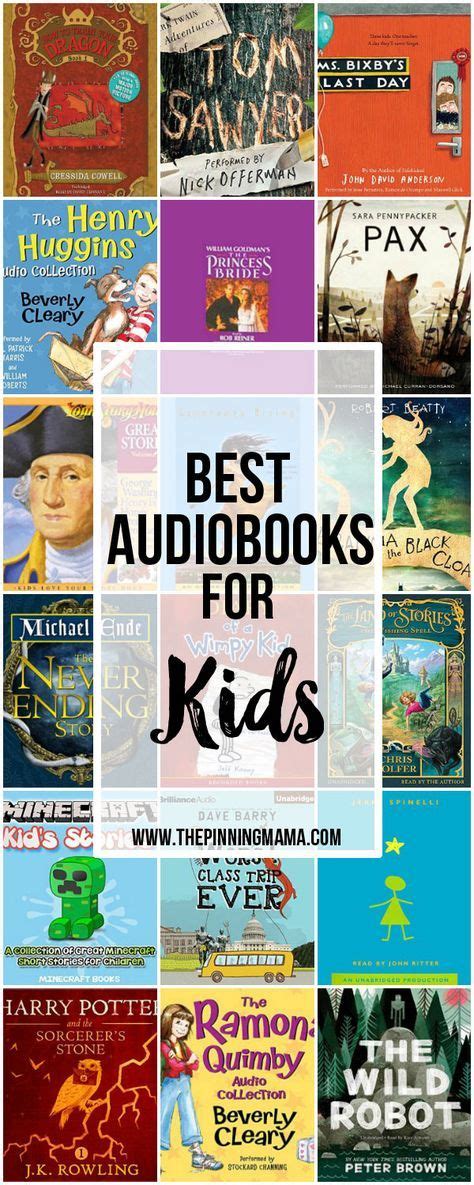 25 Great Audio Books For Kids This Is A Great Way To Get Kids To Read