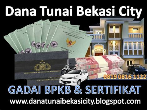 Dana Tunai Bekasi City 081908161122 Jaminan Bpkb Motor Jaminan Bpkb
