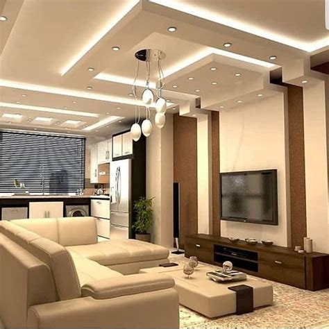 70 Unique Ceiling Design Ideas For Your Living Room Design Per Il Soggiorno