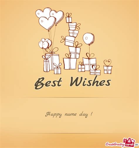 Happy Name Day Free Cards