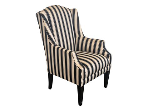 Kirkland's wide selection of dining room chairs offers you the opportunity to choose dining chairs and parson chairs that flawlessly match your style. Black and White Striped Upholstered Armchairs, Pair • The Local Vault