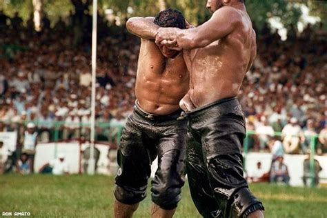 Turkish Oil Wrestling Male Bonding At The Kirkpinar Festival