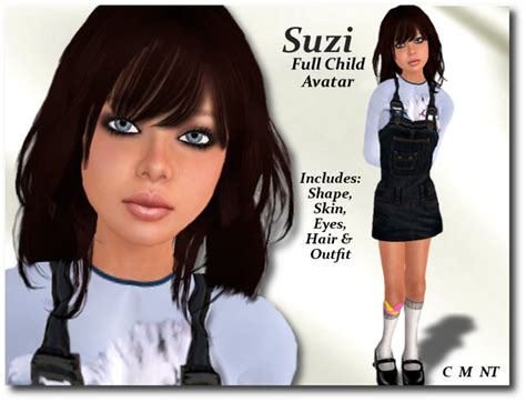 Second Life Marketplace Suzi Full Child Avatar