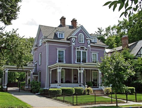 Morristown Nj Lavender House Victorian Homes House Paint Exterior