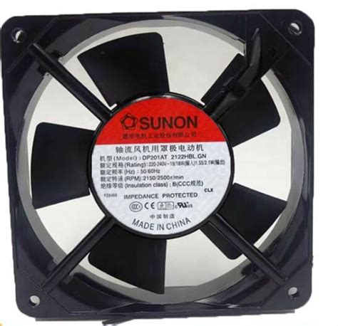 Dp201at 2122hblgn Taiwan Sunon 12025 220v 12cm Chassis Cooling Fan Empower Laptop
