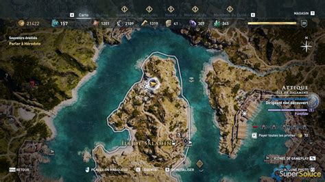 Assassin's Creed Odyssey Grotte De L Oracle - Ostracons : Attique - Soluce Assassin's Creed Odyssey | SuperSoluce