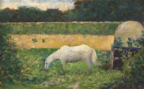 Georges Seurat Landscape With Horse