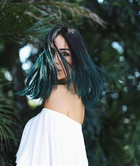 Jade Seba In 2020 Green Hair Blue Ombre Hair Hair