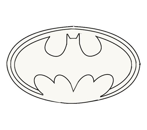 How To Draw Batman Logo Easy Drawing Guides