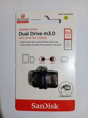 Sandisk M30 64 Gb Ultra Dual Otg Pendrive At Rs 295piece Sandisk
