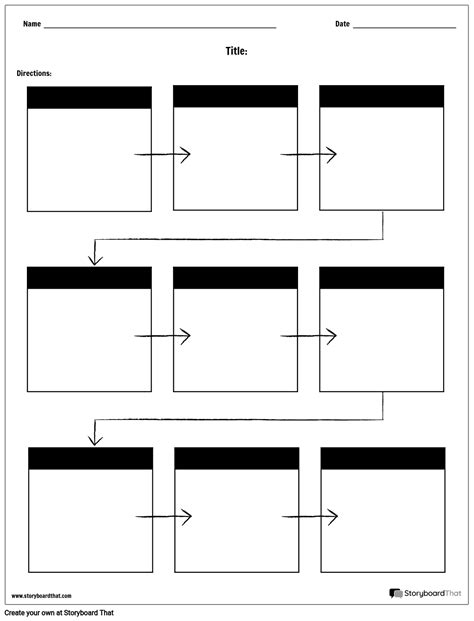 Flow Chart 9 Storyboard By Worksheet Templates