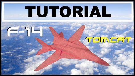 Origami Airplanes Tutorial Of The F 14 Tomcat With No Cuts And No