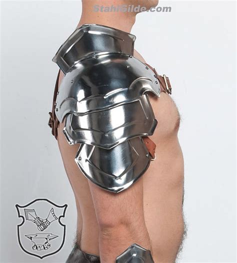 Gladiator Shoulder Spartacus Larp Fantasy Pauldron Etsy