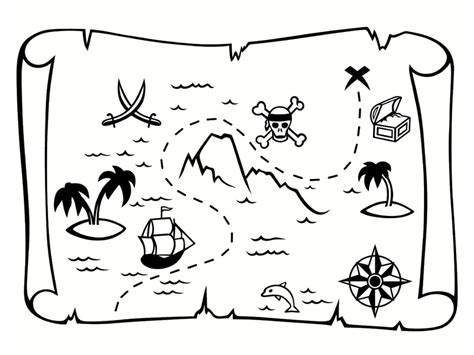 Check spelling or type a new query. Coloriage Carte Au Trésor : Dessins À Imprimer ...