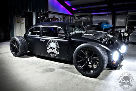 Custom Vw Bug With A 57 L Hemi V8 Built By Lucky Gunner Garage Vans