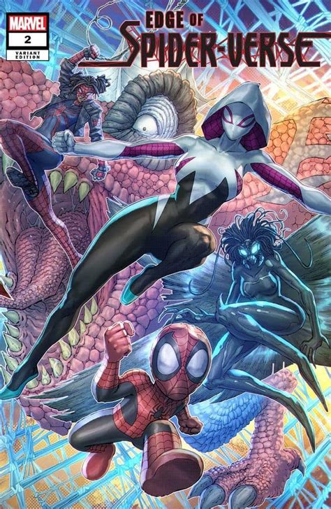 Edge Of Spider Verse 2 Alan Quah Limited Edition Exclusive Trade Dress Variant Cover Legacy