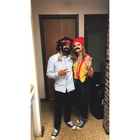 Tommy chong vest with pins denim waistcoat cheech up in smoke costume. Pin by Anna K on Cheech and Chong couple Halloween ...
