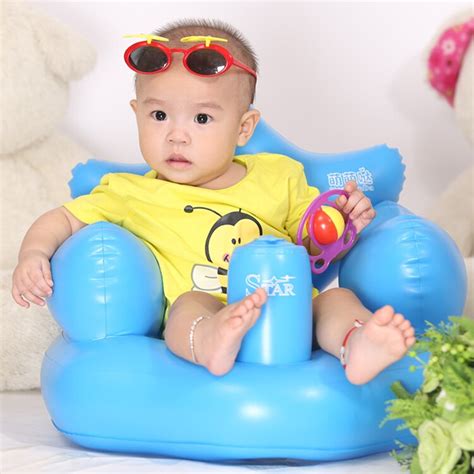 Baby Inflatable Sofa Portable Baby Dining Chair Inflatable Baby Bath