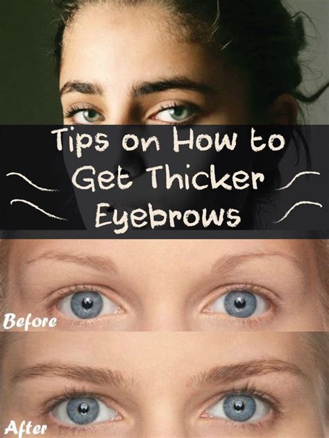 Thicker Eyebrows Tips On How To Get Thicker Eyebrows Natural Beauty