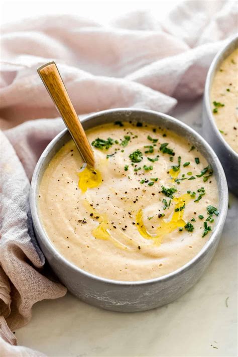 Top 15 Most Popular Cauliflower Soup Vegan Easy Recipes To Make At Home