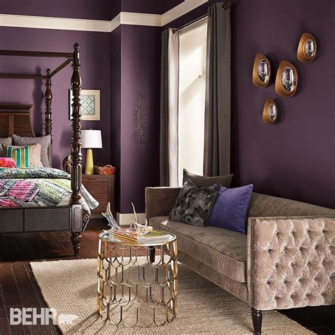 Plum paint color schemes best 20 walls ideas on purple bedroom black